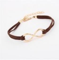 Low Price on Fashion Infinity bracelet Eight cross bracelet bangle jewelry!+FREE SHIPPING# 96317#D91