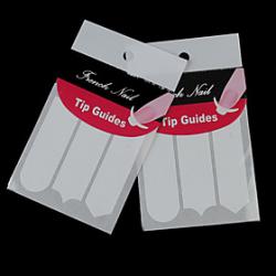 Low Price on 96PCS 3 Mixed Patterns French Nail Tip Guides