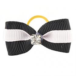 Low Price on Concise Style Tiny Rubber Band Hair Bow for Dogs Cats(Assorted Color)