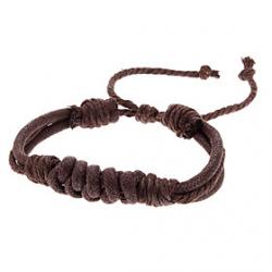 Low Price on Coffee Manual Hand Wax Rope Bracelet