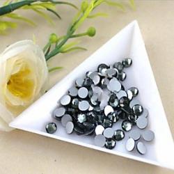 Low Price on 2.72.9mm Boutique(Gray)Flat Back Rhinestones(Phone Beauty)Nail bedazzle 100 pieces