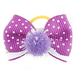 Low Price on Pompon Chirstmas Style Tiny Rubber Band Hair Bow for Dogs Cats(Assorted Color)